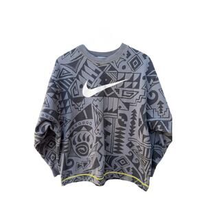 Nike Pullover Mens L Gray Sweatshirt